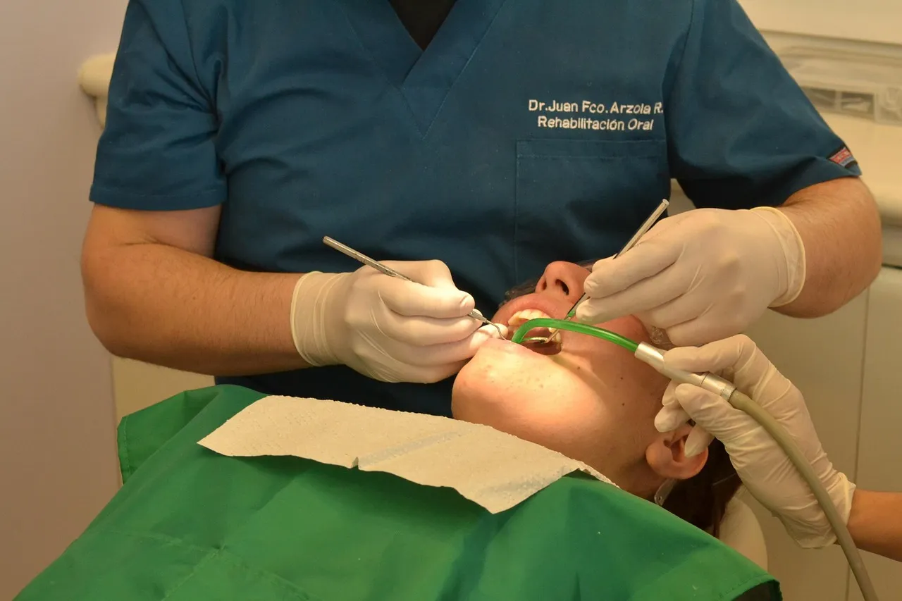 Child with orthodontic treatment